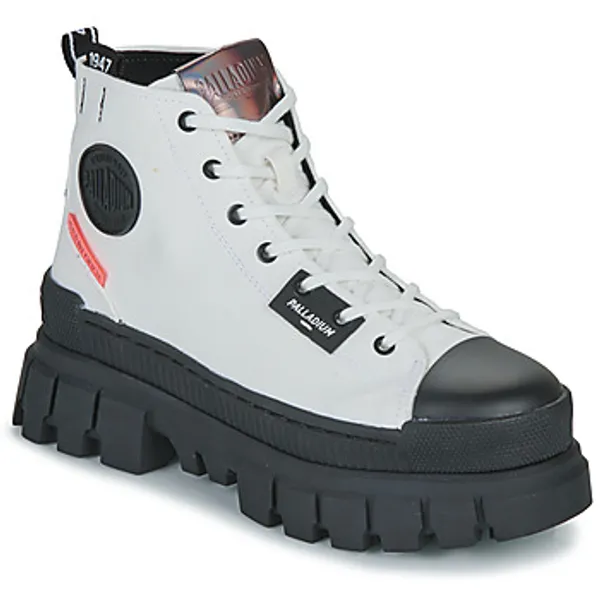 Palladium Hoge Sneakers  REVOLT HI TX Wit — vergelijk prijzen bij 1 winkel
