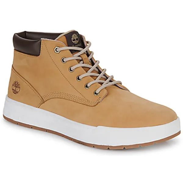 Timberland Hoge Sneakers  MAPLE GROVE LTHR CHK Bruin — vergelijk prijzen bij 1 winkel