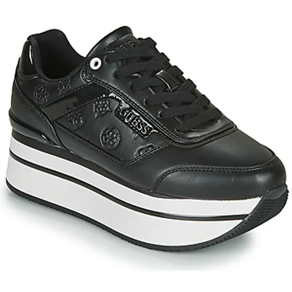 Guess Lage Sneakers  HANSIN Zwart — vergelijk prijzen bij 1 winkel
