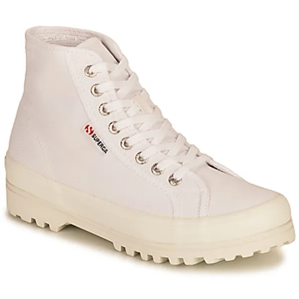 Superga Hoge Sneakers  2341 ALPINA COTU Wit — vergelijk prijzen bij 1 winkel