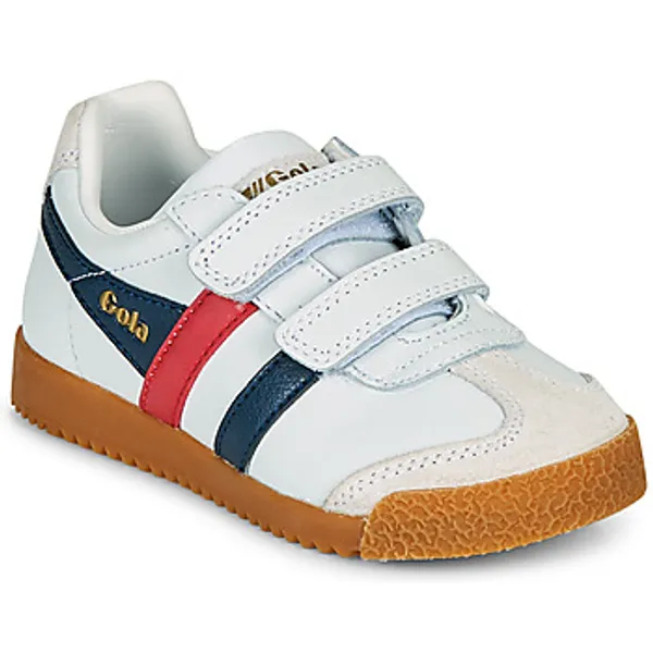 Gola Lage Sneakers  HARRIER LEATHER VELCRO Wit — vergelijk prijzen bij 1 winkel
