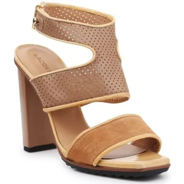 Lacoste Hoge Sneakers  7-25SRW1201158 Bruin — vergelijk prijzen bij 1 winkel