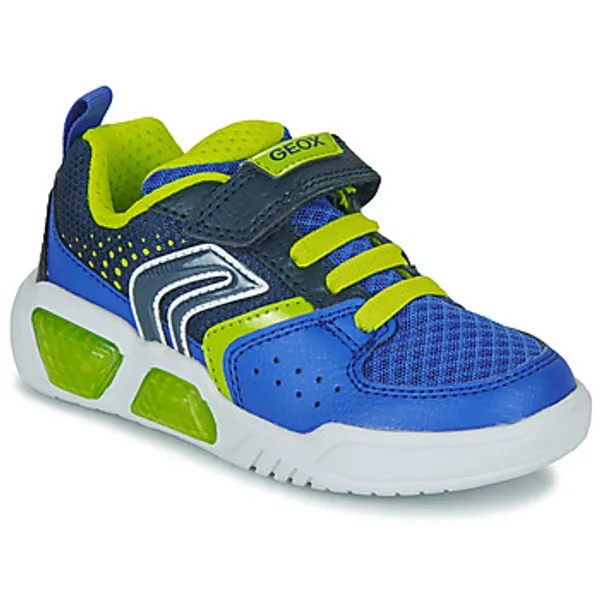Geox Lage Sneakers  J ILLUMINUS BOY Blauw — vergelijk prijzen bij 1 winkel