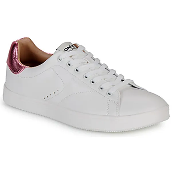 Only Lage Sneakers  ONLSHILO-44 PU CLASSIC SNEAKER Wit — vergelijk prijzen bij 1 winkel