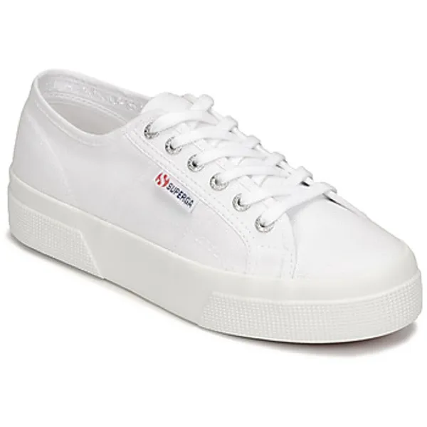 Superga Lage Sneakers  2740 COTON PLATFORM Wit — vergelijk prijzen bij 1 winkel