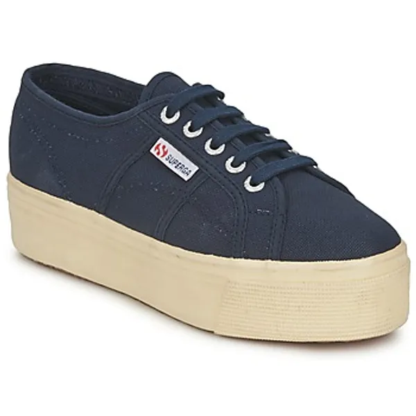 Superga Lage Sneakers  2790 LINEA UP AND Blauw — vergelijk prijzen bij 1 winkel