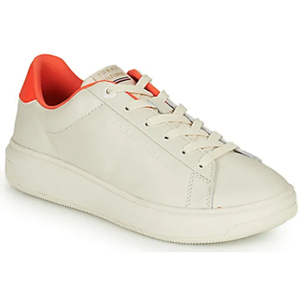 Tommy Hilfiger Lage Sneakers  LOWCUT LEATHER CUPSOLE Wit — vergelijk prijzen bij 1 winkel