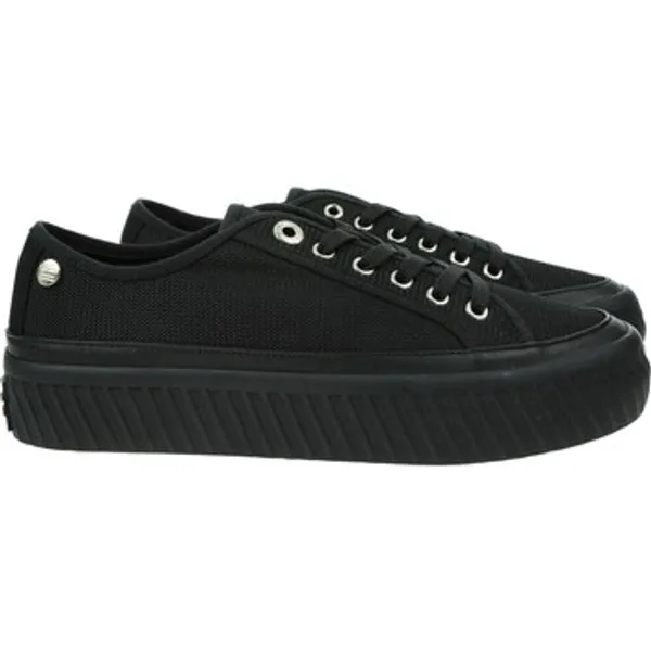 Tommy Hilfiger Lage Sneakers  Platform Vulcanized Zwart — vergelijk prijzen bij 1 winkel