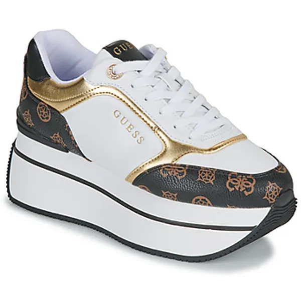 Guess Lage Sneakers  CAMRIO Wit — vergelijk prijzen bij 1 winkel