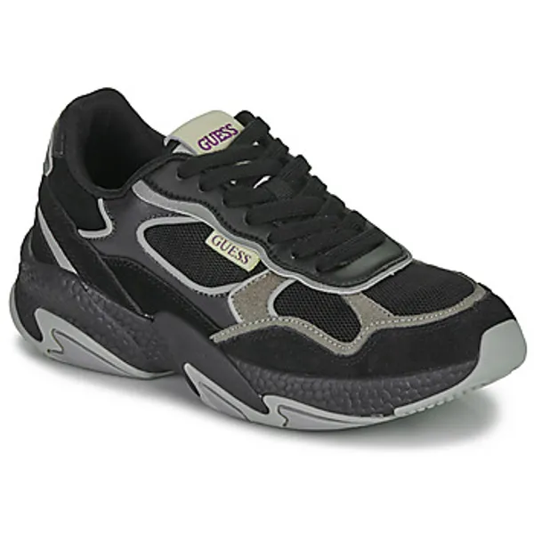 Guess Lage Sneakers  NASLA Zwart — vergelijk prijzen bij 1 winkel