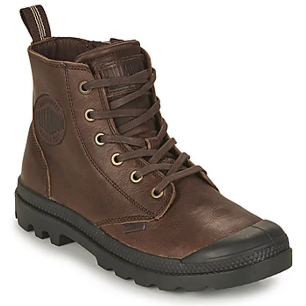 Palladium Hoge Sneakers  PAMPA ZIP LTH ESS Bruin — vergelijk prijzen bij 1 winkel