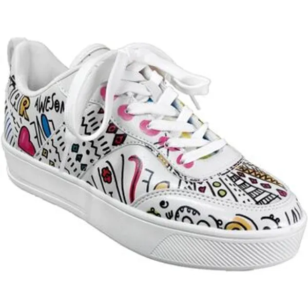 Desigual Lage Sneakers  Fancy lettering Multicolour — vergelijk prijzen bij 1 winkel