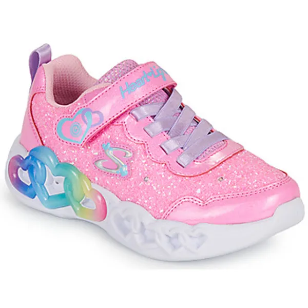 Skechers Lage Sneakers  INFINITE HEART LIGHTS Roze — vergelijk prijzen bij 1 winkel