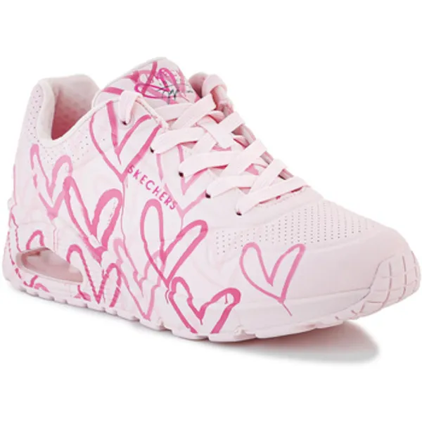 Skechers Lage Sneakers  Uno Spread The Love 155507-LTPK Roze — vergelijk prijzen bij 1 winkel