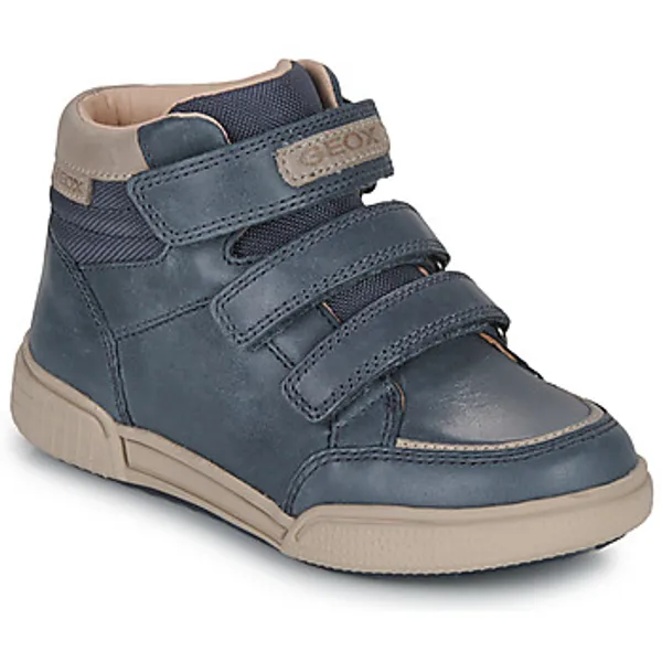 Geox Hoge Sneakers  J POSEIDO BOY B Blauw — vergelijk prijzen bij 1 winkel