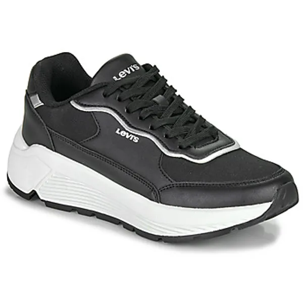 Levi's Lage Sneakers Levis WING Zwart — vergelijk prijzen bij 1 winkel
