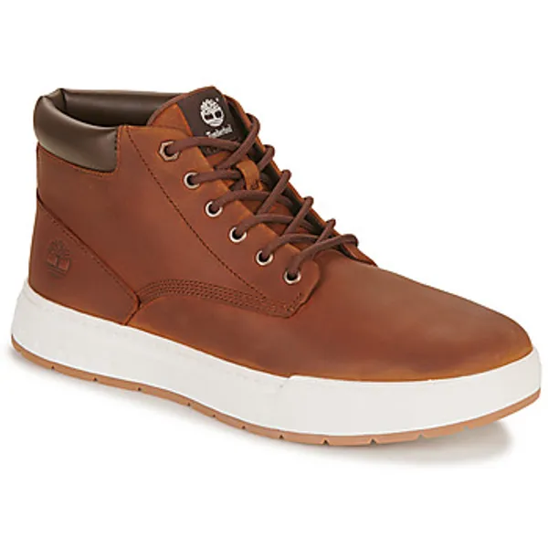 Timberland Hoge Sneakers  MAPLE GROVE LEATHER CHUKKA Bruin — vergelijk prijzen bij 1 winkel