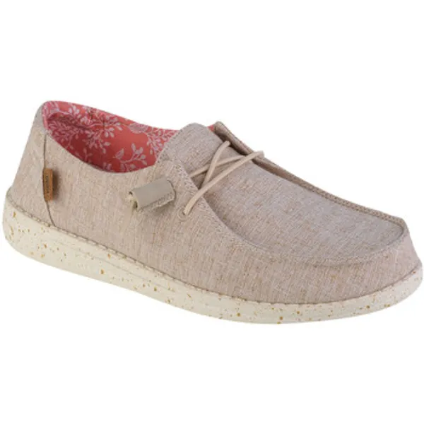 HEYDUDE Lage Sneakers  Wendy Chambray Beige — vergelijk prijzen bij 1 winkel