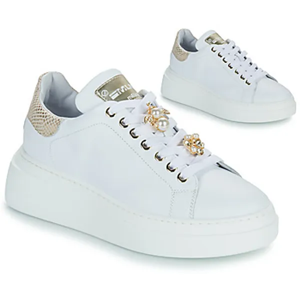 Meline Lage Sneakers  LO247-ACC-P9096 Wit — vergelijk prijzen bij 1 winkel
