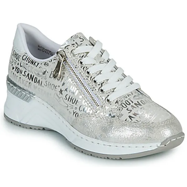 Rieker Lage Sneakers  N4316 Wit — vergelijk prijzen bij 1 winkel