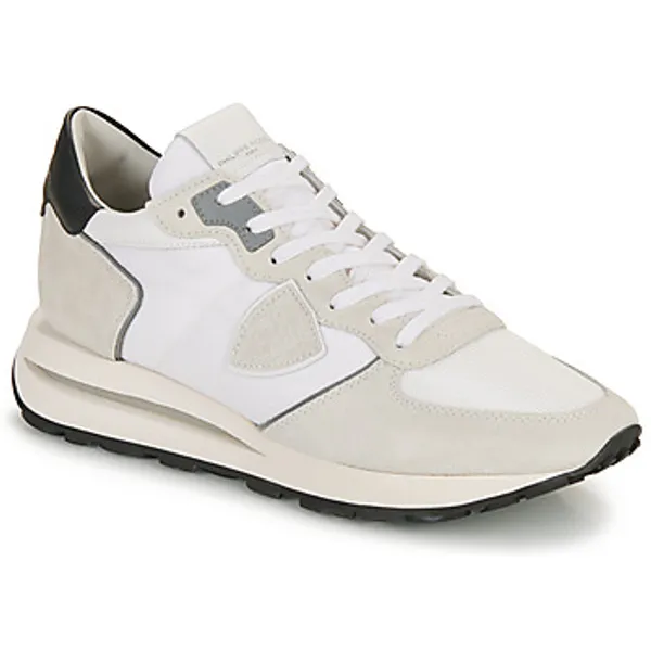 Philippe Model Lage Sneakers  TROPEZ HAUTE LOW MAN Wit — vergelijk prijzen bij 1 winkel
