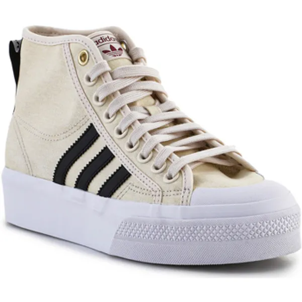 adidas Hoge Sneakers   Nizza Platform Mid W H00641 Beige — vergelijk prijzen bij 1 winkel