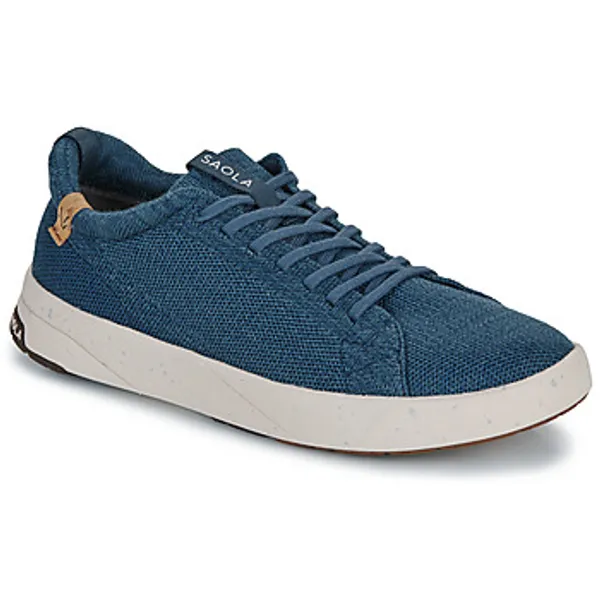 Saola Lage Sneakers  CANNON KNIT 2.0 WOOL Blauw — vergelijk prijzen bij 1 winkel