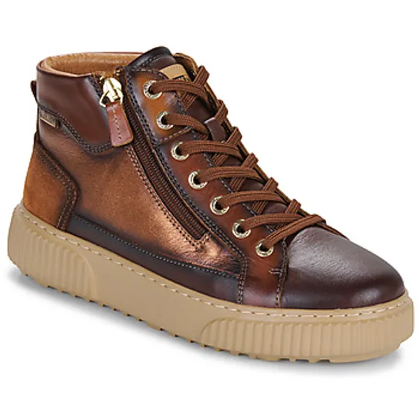 Pikolinos Hoge Sneakers  RIELLS W4Z Bruin — vergelijk prijzen bij 1 winkel