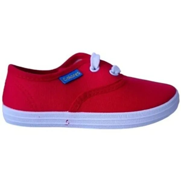 Colores Lage Sneakers  ZAPATILLA LONA 2417 Rojo Rood — vergelijk prijzen bij 1 winkel
