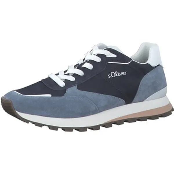 s.Oliver Lage Sneakers  Leder Marine — vergelijk prijzen bij 1 winkel