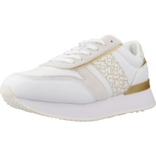Tommy Hilfiger Sneakers  Sport Zapatillas Mujer Modèle Lux Monogram Runner Wit — vergelijk prijzen bij 1 winkel