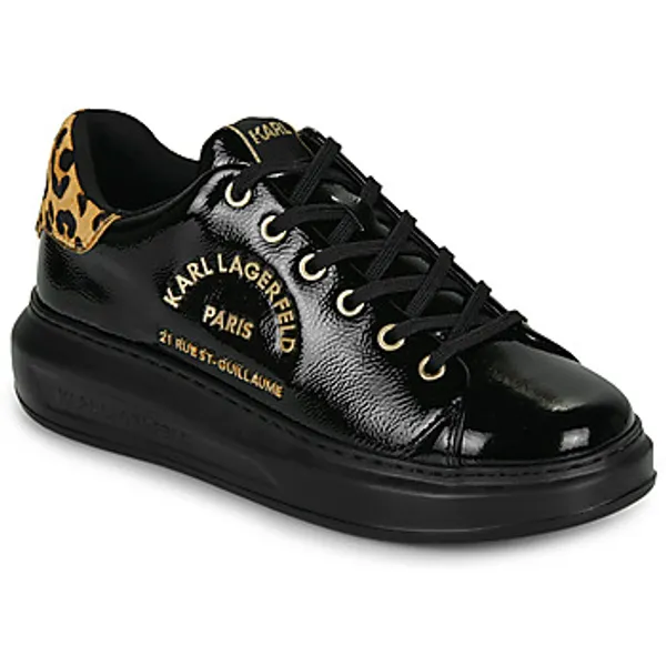 Karl Lagerfeld Lage Sneakers  KAPRI Metal Maison Exotik Zwart — vergelijk prijzen bij 1 winkel
