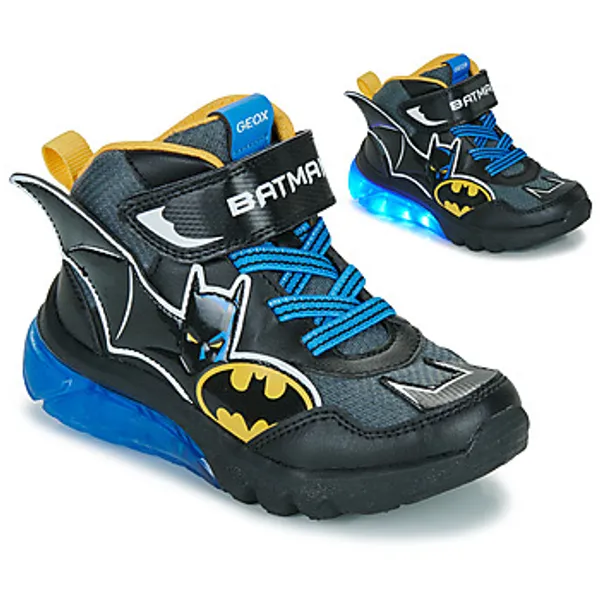 Geox Hoge Sneakers  J CIBERDRON BOY BATMAN Zwart — vergelijk prijzen bij 1 winkel