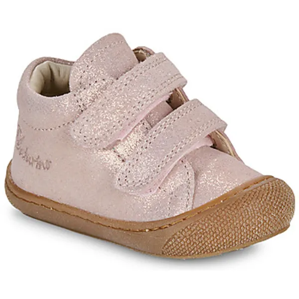 naturino Hoge Sneakers  COCOON VL SUEDE GLITTER Roze — vergelijk prijzen bij 1 winkel