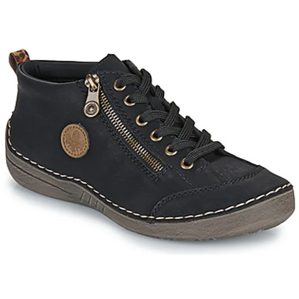 Rieker Lage Sneakers  52514 Zwart — vergelijk prijzen bij 1 winkel