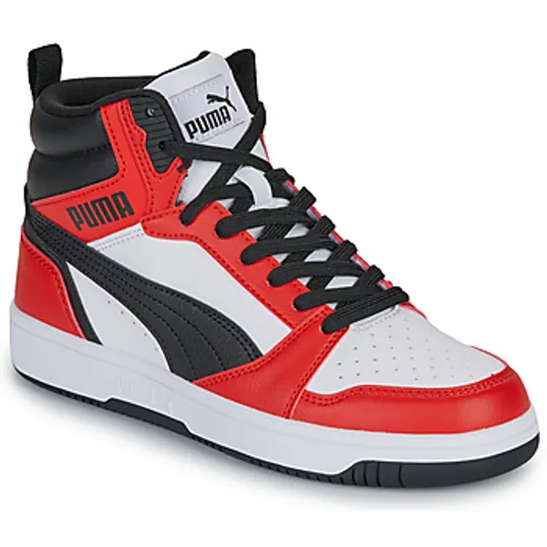 PUMA Hoge Sneakers   Rebound V6 Mid Jr Rood — vergelijk prijzen bij 2 winkels