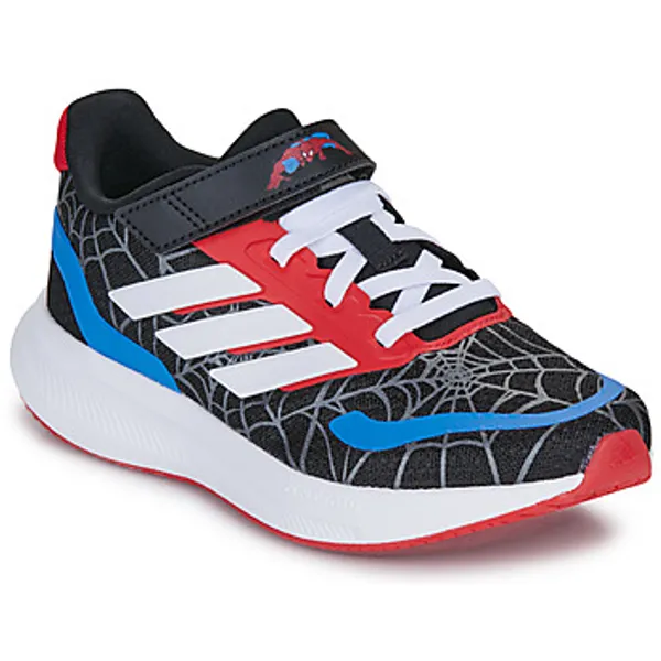 adidas Lage Sneakers  RUNFALCON SPIDER-MAN EL C Zwart — vergelijk prijzen bij 1 winkel