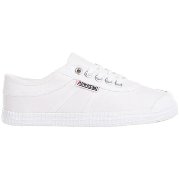 Kawasaki Lage Sneakers   Original Teddy Canvas Shoe K204501 1002 Wit — vergelijk prijzen bij 1 winkel