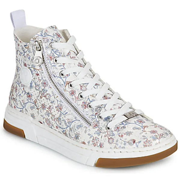 Rieker Hoge Sneakers  N3945 Wit — vergelijk prijzen bij 1 winkel