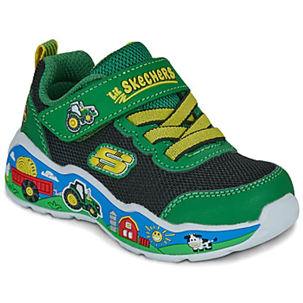 Skechers Lage Sneakers  PLAY SCENE JOHN DEERE Groen — vergelijk prijzen bij 1 winkel