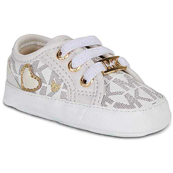 MICHAEL Michael Kors Lage Sneakers  BABY BRITTANIA HEARTS Beige — vergelijk prijzen bij 1 winkel