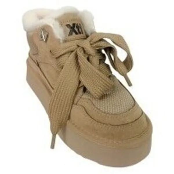 XTI Hoge Sneakers  Botín señora 144338 taupe Bruin — vergelijk prijzen bij 1 winkel