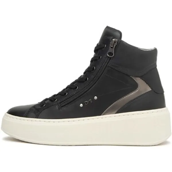 NeroGiardini Hoge Sneakers  Guanto T.Brill Antracite Pu.Guatemala L17682 Zwart — vergelijk prijzen bij 1 winkel