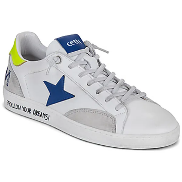 Cetti Lage Sneakers  C-1342-V26-USED-NATURE-BLANCO-FLUOR Wit — vergelijk prijzen bij 1 winkel