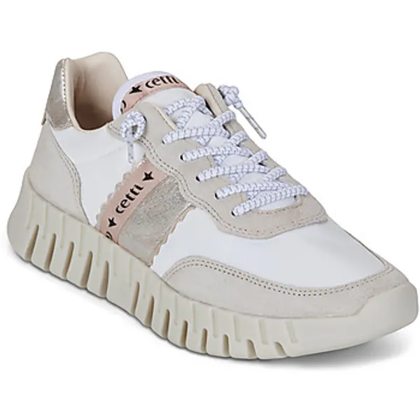 Cetti Lage Sneakers  C-849-SRA-EXP-V26-ANTE-MESH-BLANCO Wit — vergelijk prijzen bij 1 winkel