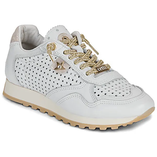 Cetti Lage Sneakers  C-848-SRA-V26-NATURE-BLANCO-ORO Wit — vergelijk prijzen bij 1 winkel