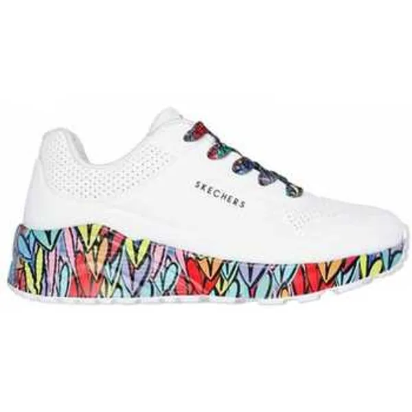 Skechers Hoge Sneakers  Uno lite-subtle love Wit — vergelijk prijzen bij 1 winkel
