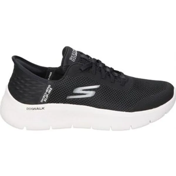 Skechers Lage Sneakers  124836-BKW Zwart — vergelijk prijzen bij 1 winkel