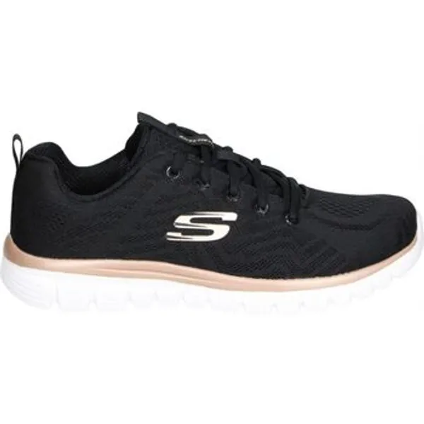 Skechers Lage Sneakers  12615-BKGD Zwart — vergelijk prijzen bij 1 winkel