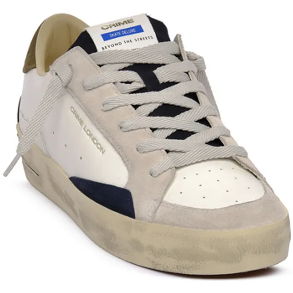 Crime London Lage Sneakers  DELUXE Wit — vergelijk prijzen bij 1 winkel